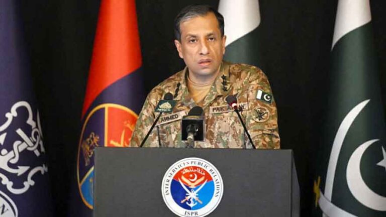 DG ISPR Lt.General Ahmed Sharif Chaudhry